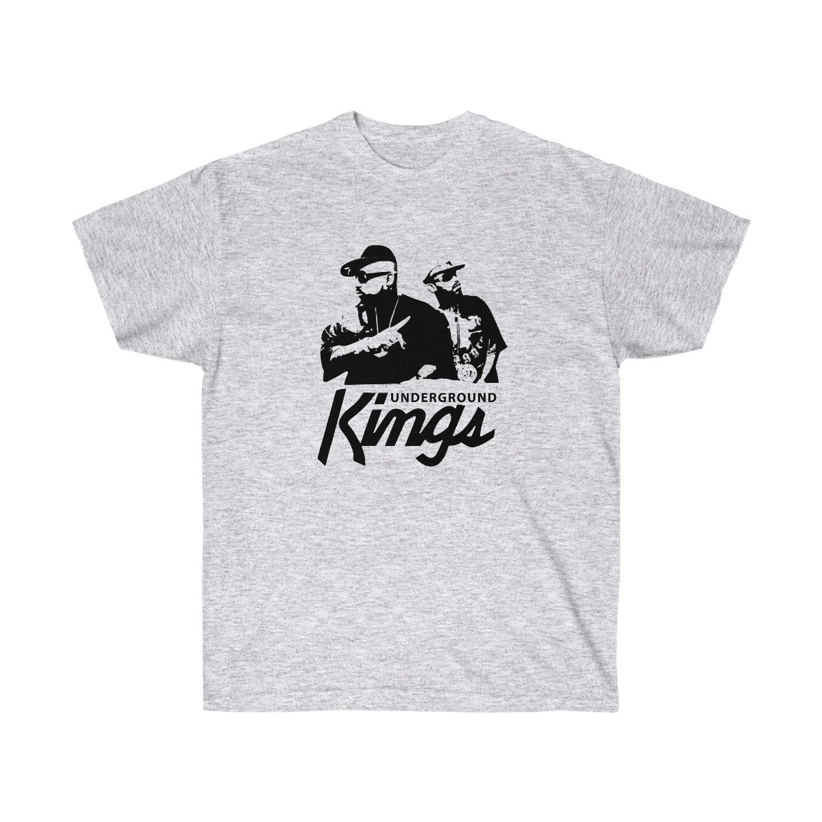 Underground Kings Men T-Shirt - Ash, L image