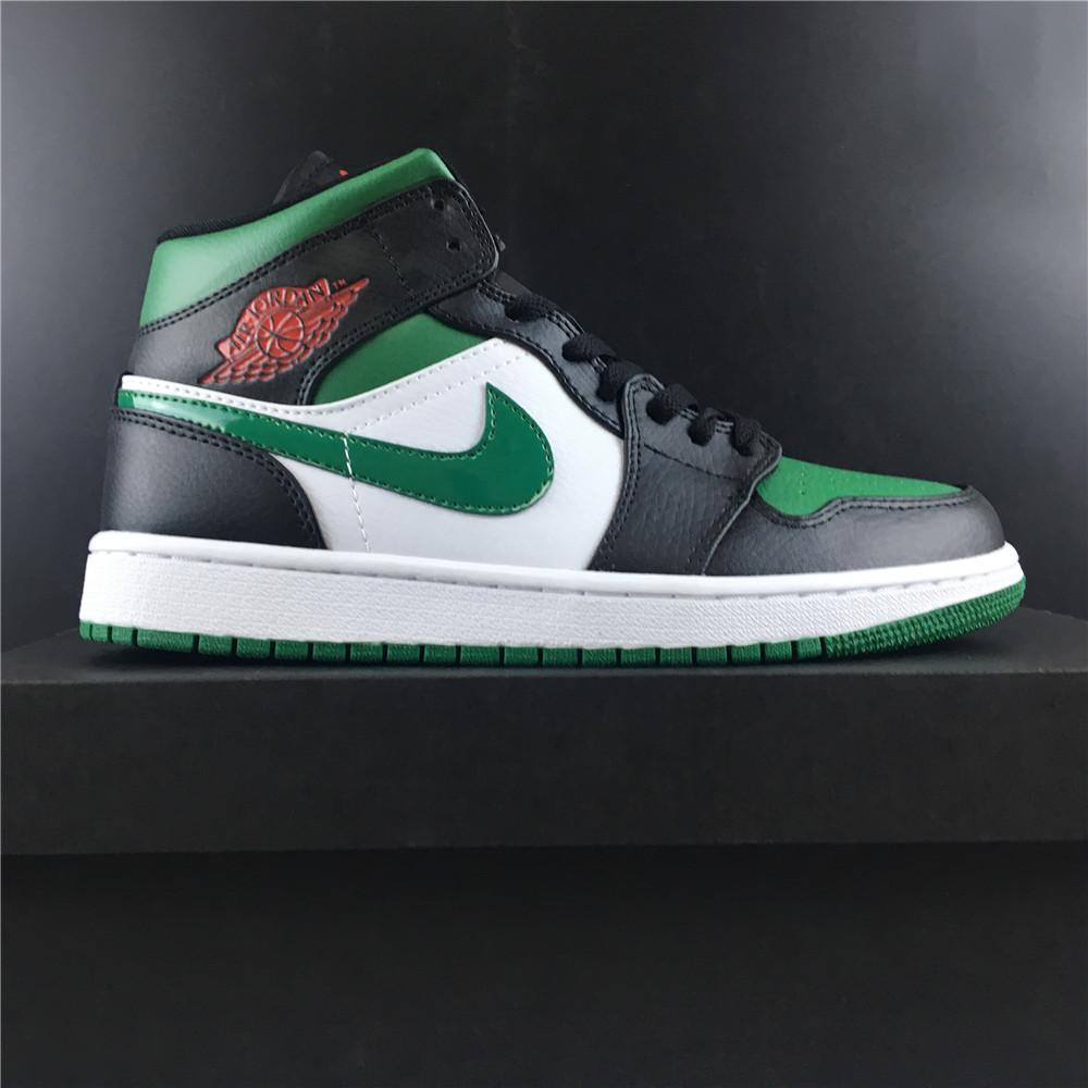 AJ 1 Mid Green Toe Shoes Sneakers - nk0000120 image 9