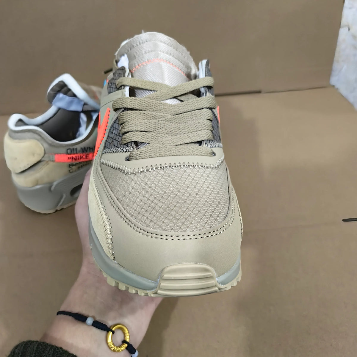 OW x AM 90 'Desert Ore' Shoes Sneakers – nk0004822 image 9