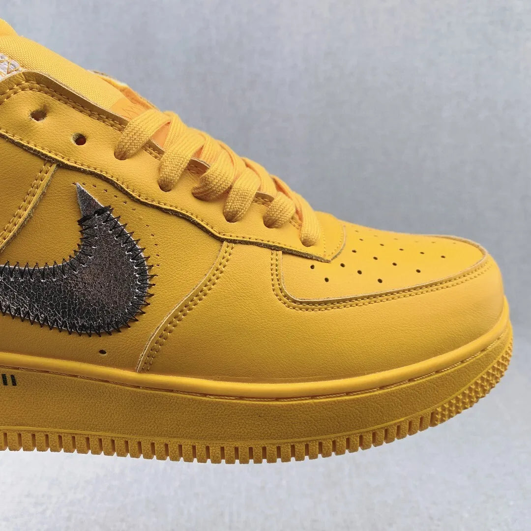 AF 1 Low OW ICA University Gold Shoes Sneakers - nk0005026 image 5