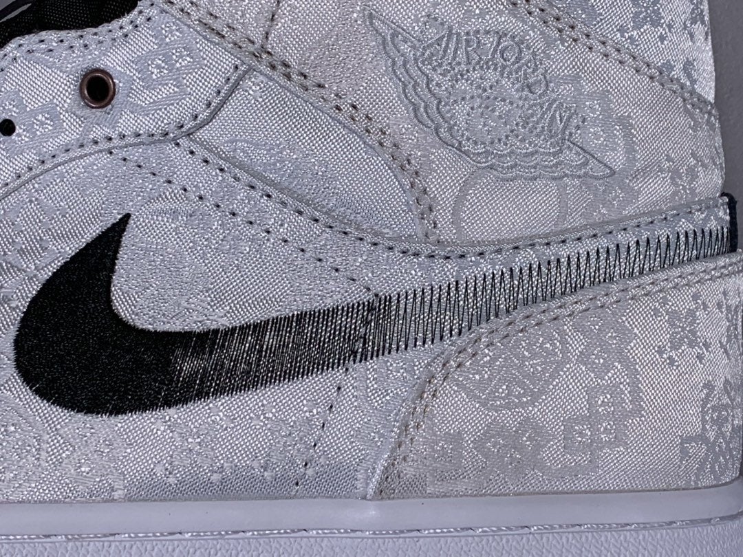 AJ 1 Mid SE Fearless Edison Chen CLOT Shoes Sneakers - nk0000056 image 5