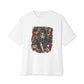 Halloween Horror Unisex Oversized Boxy Tee - White, S image