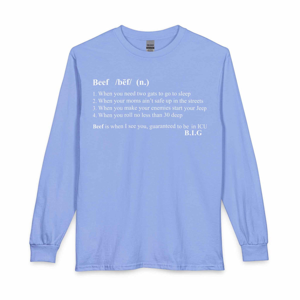 Beef Definition Long Sleeve T-Shirt image