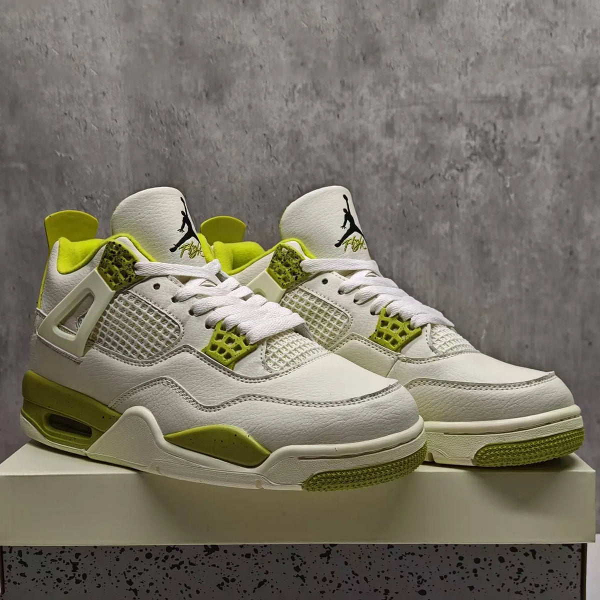 J.Balvin x AJ 4 OG Lemonade Shoes Sneakers - nk0004879 image 4