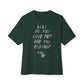 Kiki Loves Me Unisex Oversized Boxy Tee - Forest, XS image