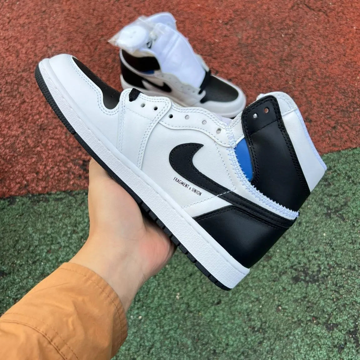Fragment x Union LA x AJ 1 High OG Black White Shoes Sneakers – nk0004747 image 3