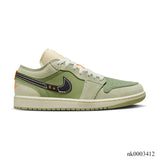 AJ 1 Low SE Craft Light Olive Shoes Sneakers - nk0003412 image 0