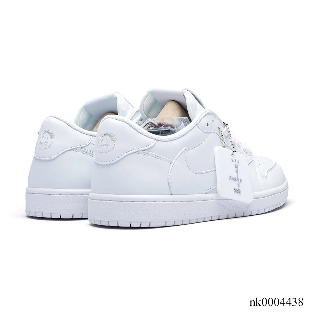 Travis Scott x AJ 1 Low White Party Shoes Sneakers - nk0004438 image 3
