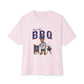 Rap Nas Live At The BBQ Unisex Oversized Boxy Tee - Soft Pink, XS image