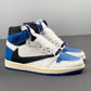 Travis Scott x Fragment x AJ 1 High "Military Blue" Shoes Sneakers - nk0001586 image 8