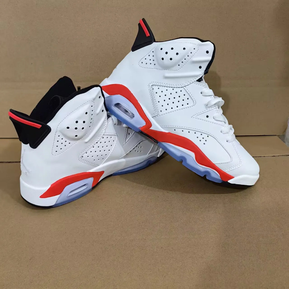 AJ 6 White Infrared Shoes Sneakers - nk0004813 image 8