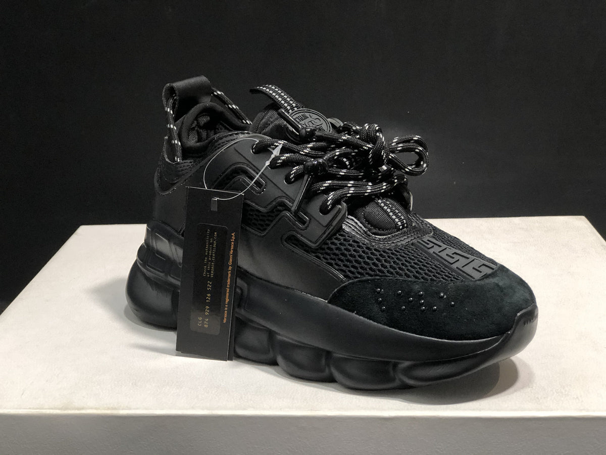 Chain Reaction Full Black Shoes Sneakers - ve0000051 image 8