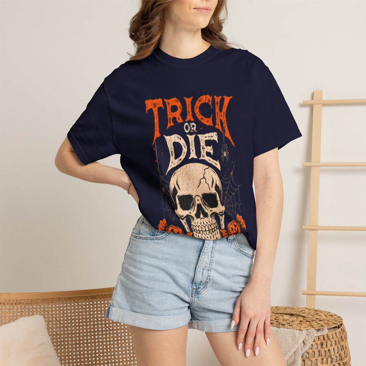 TRICK OR DIE Unisex Garment-Dyed T-shirt image 114