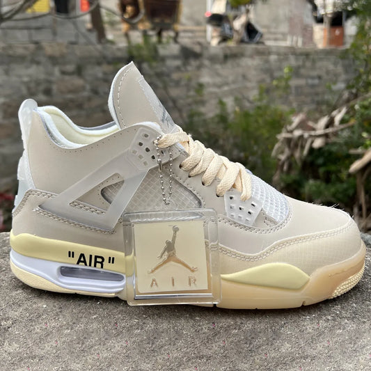 OW x AJ 4 Sail Shoes Sneakers – nk0001339 image 2