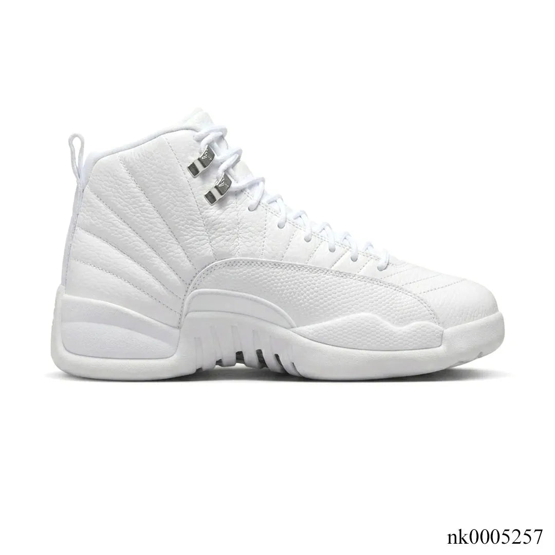 AJ 12 Retro All White Shoes Sneakers - nk0005257 image