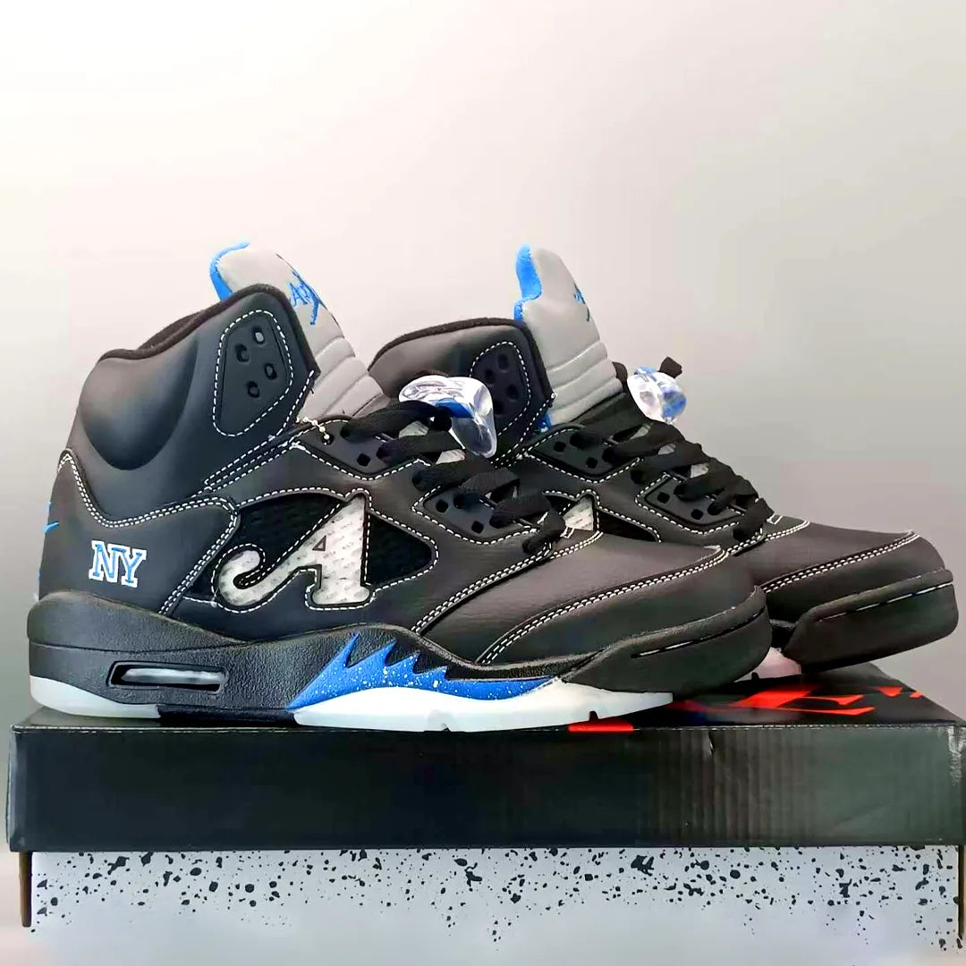 Awake NY x AJ 5 Racer Blue Shoes Sneakers - nk0004445 image 4