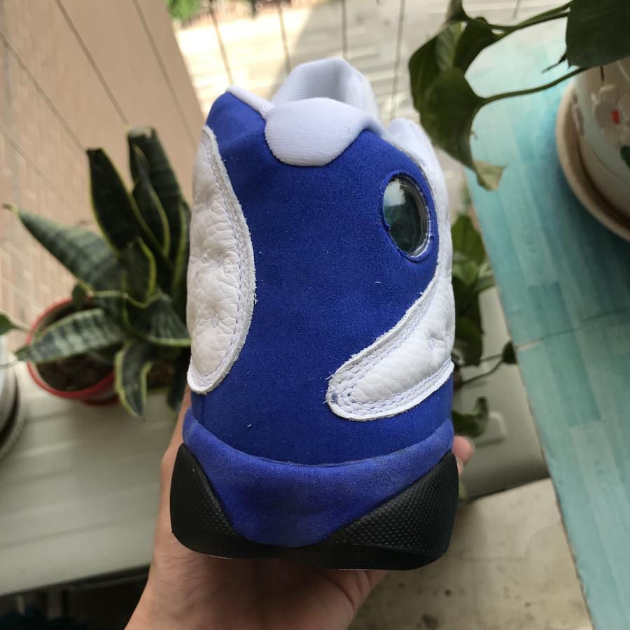 AJ 13 Retro White Hyper Royal Black Shoes Sneakers - nk0000665 image 7