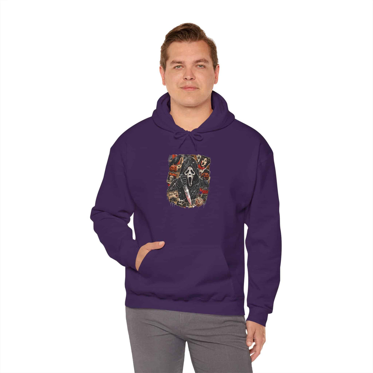 Halloween Horror Hooded Sweatshirt image 98