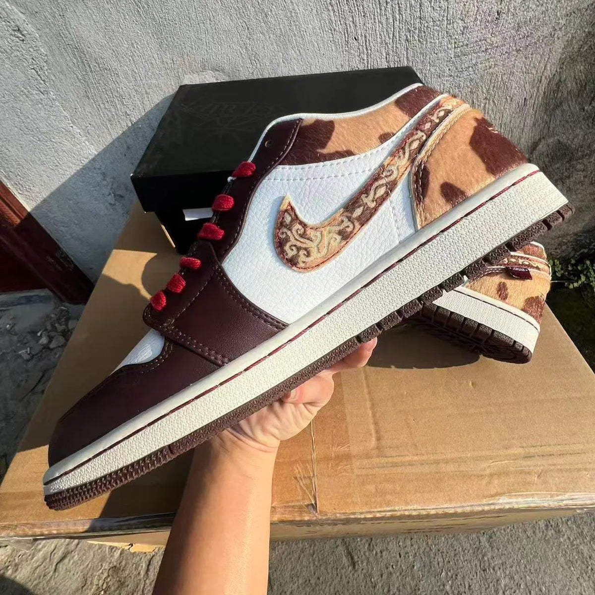 AJ 1 Low SE Year of the Horse Shoes Sneakers – nk0004780 image 5