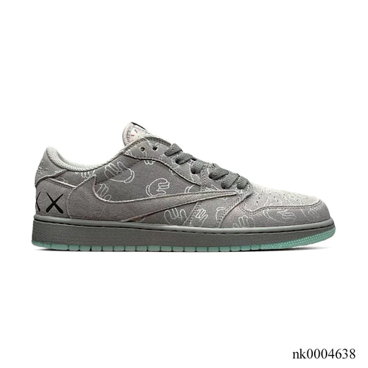 Travis Scott x KAWS x AJ 1 Low OG Cool Grey Shoes Sneakers – nk0004638 image 0