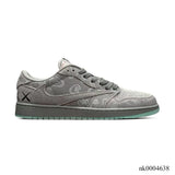 Travis Scott x KAWS x AJ 1 Low OG Cool Grey Shoes Sneakers – nk0004638 image 0