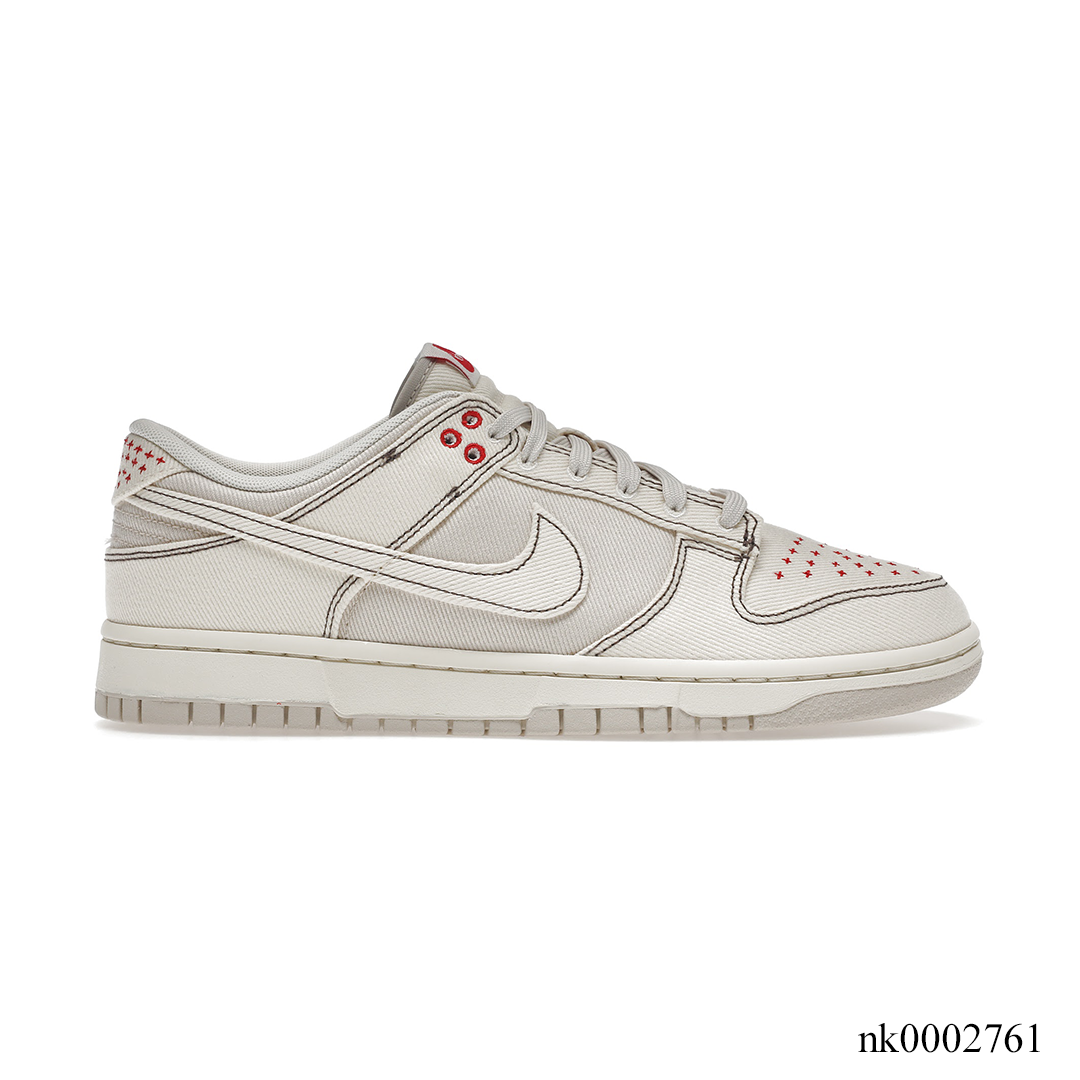 Dunk Low Light Orewood Brown Sashiko Shoes Sneakers - nk0002761 image