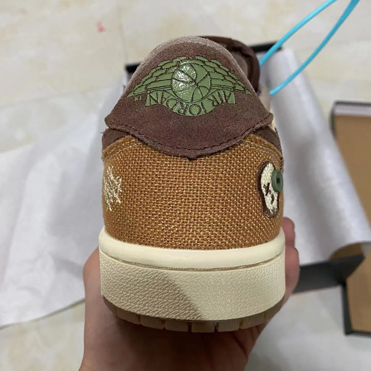 Zion Williamson x AJ 1 Low OG Voodoo Shoes Sneakers – nk0002534 image 7