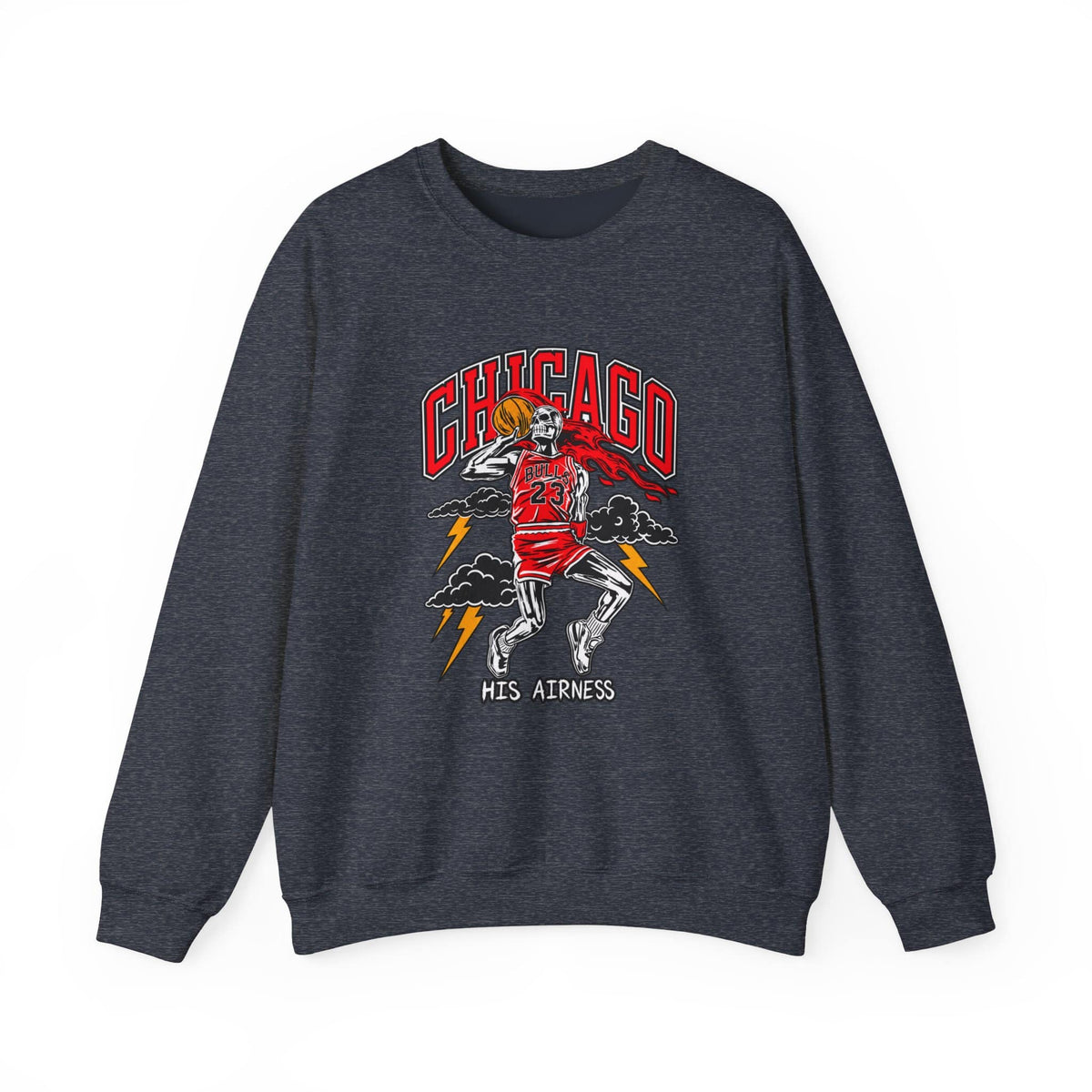 Graphic Print Crewneck Sweatshirt - POD0038 image