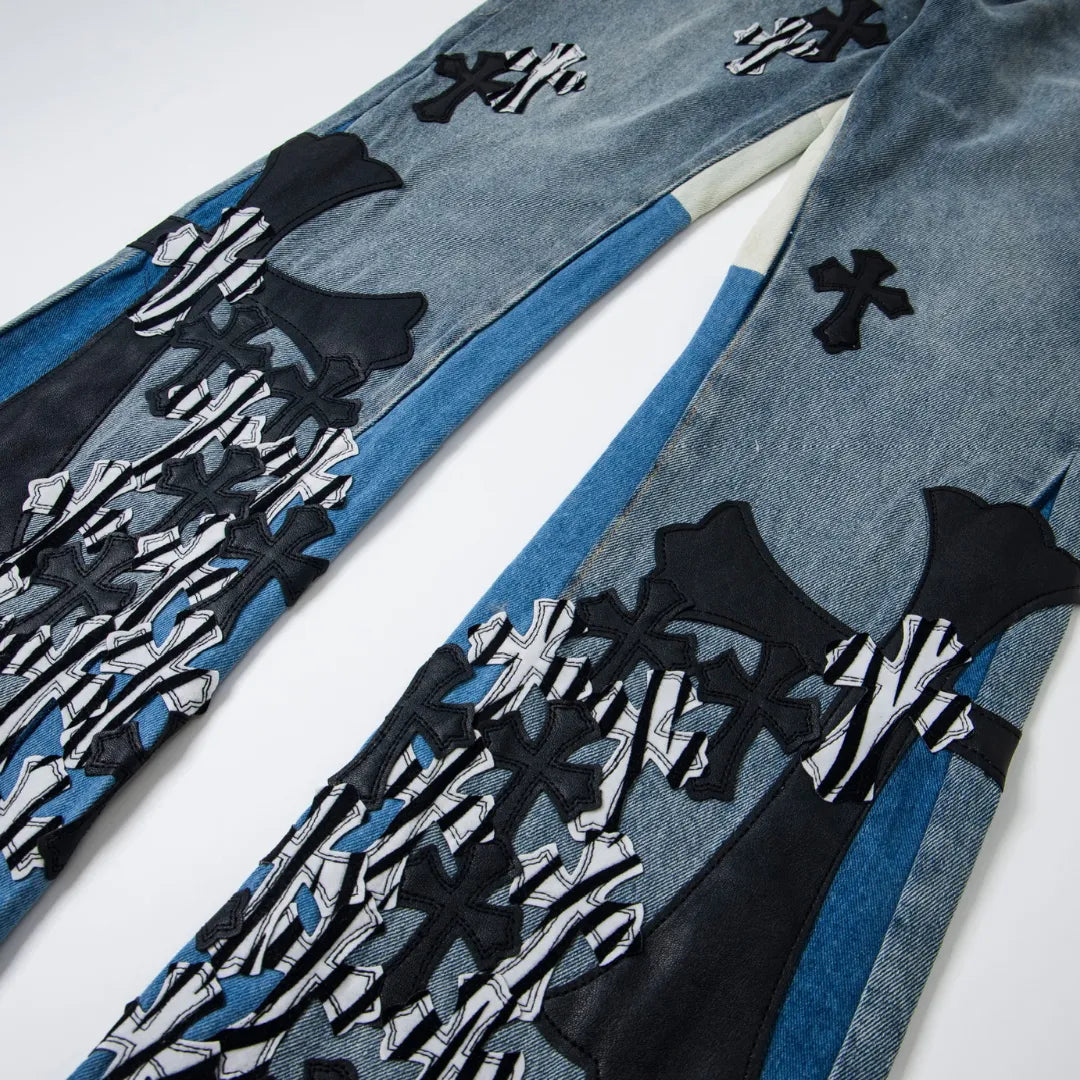 CH Cross Patch Jeans - CH0127 image 7