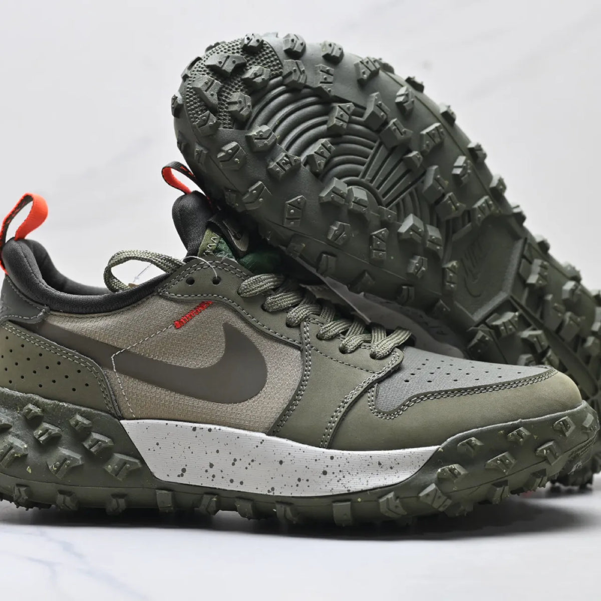 AJ 1 Low Element GoreTex Medium Olive Shoes Sneakers - nk0004986 image 6