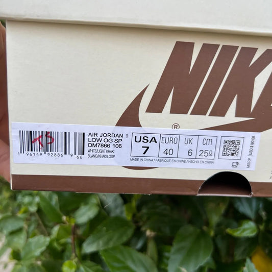 Travis Scott x AJ 1 Low OG Brown Shy Shoes Sneakers – nk0004811 image 2