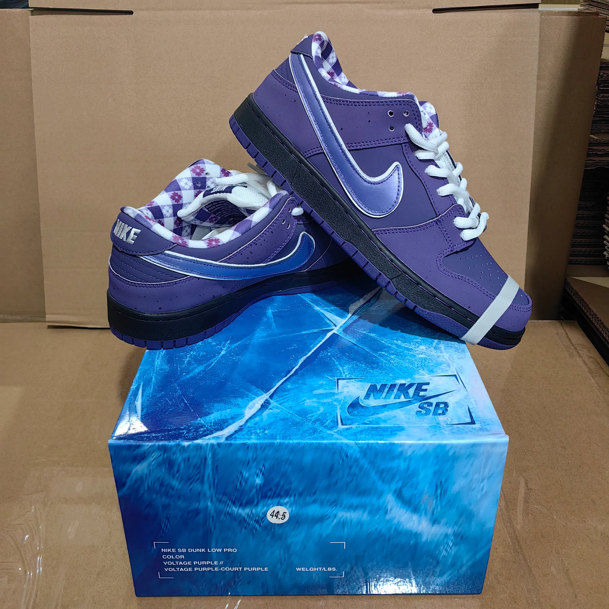 SB Dunk Low Concepts Purple Lobster Shoes Sneakers - nk0000680 image 9