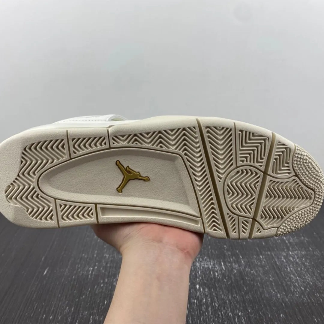 AJ 4 Sail Metallic Gold Shoes Sneakers - nk0003549 image 11