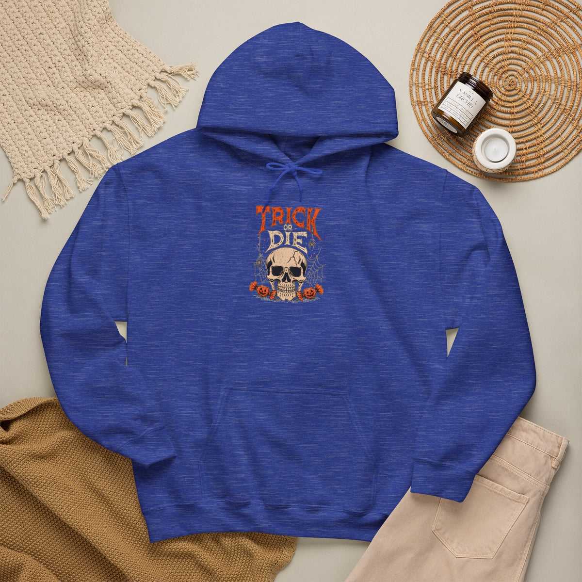 TRICK OR DIE Hooded Sweatshirt image 40