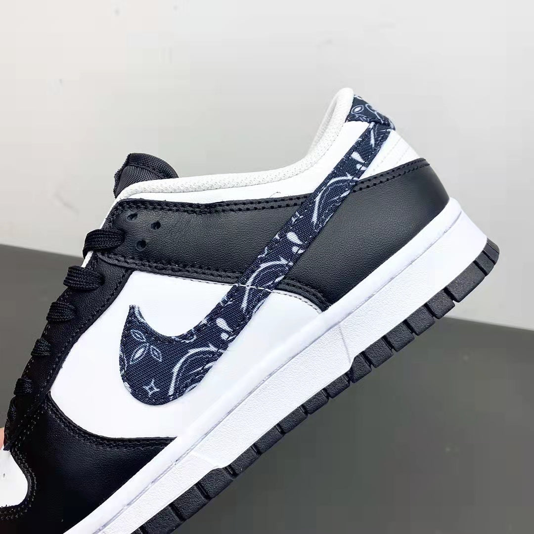 Dunk Low Black Paisley Shoes Sneakers - nk0001836 image 6