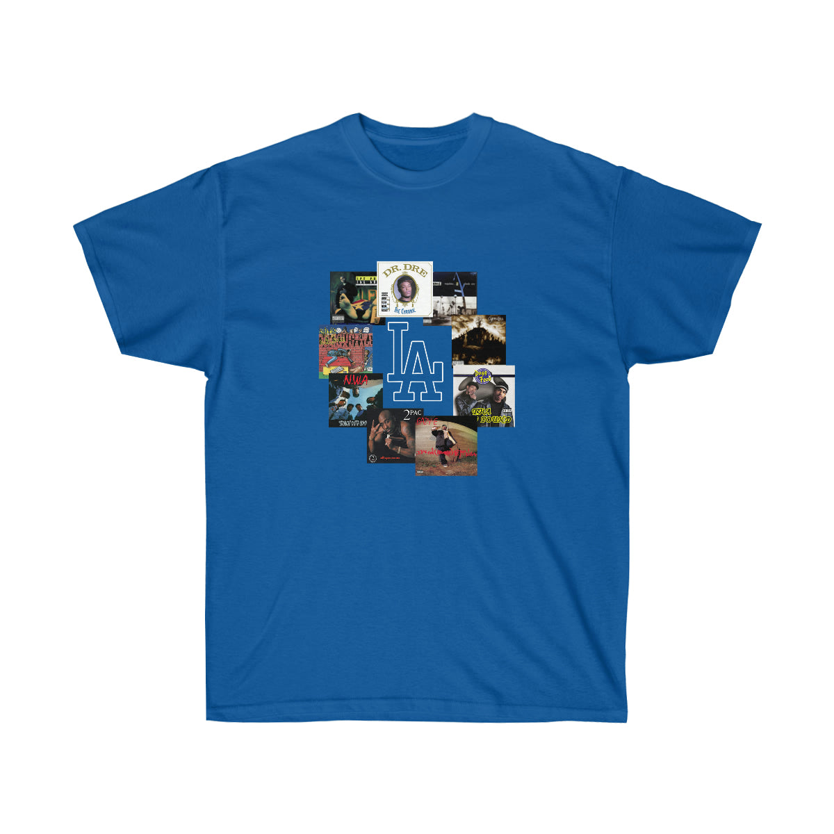 Rap LA Albums Men T-Shirt - Royal, M image
