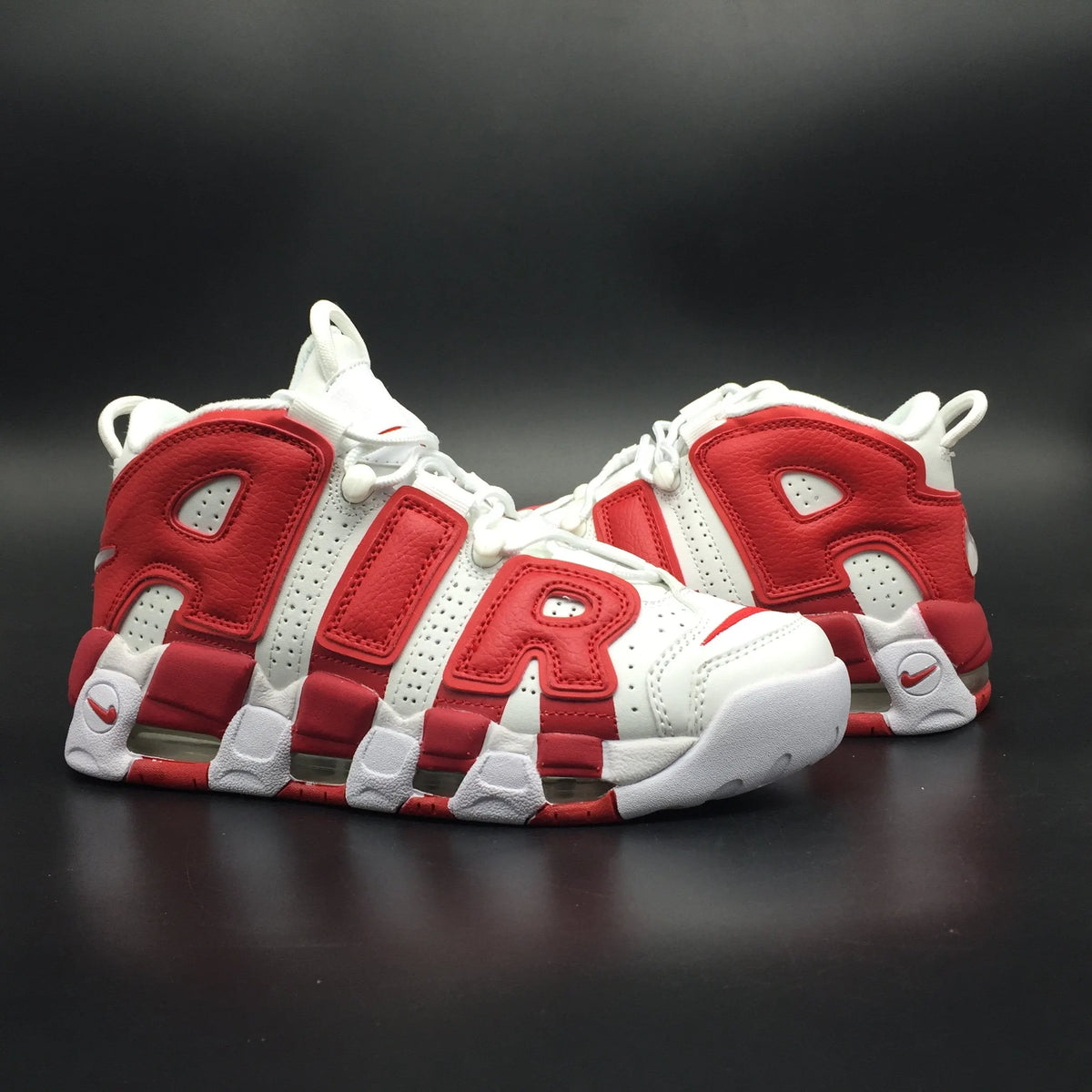 Air More Uptempo Varsity Red Shoes Sneakers - nk0000096 image 5