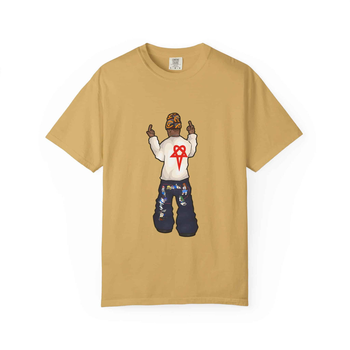Rebel Attitude Unisex Garment-Dyed T-shirt image