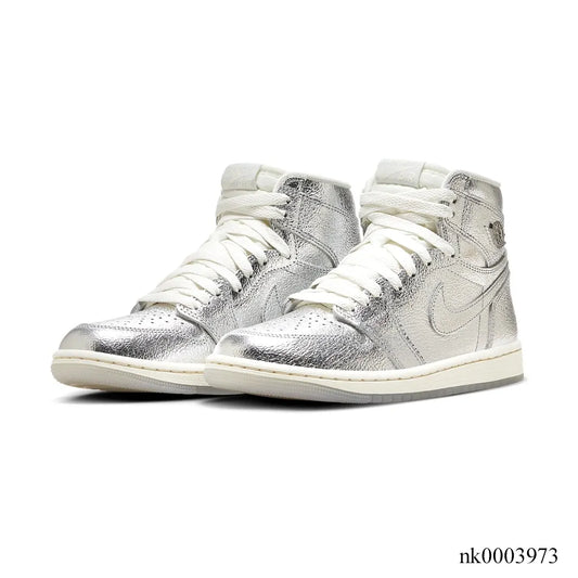 AJ 1 Retro High Chrome Shoes Sneakers - nk0003973 image 2