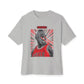 Graphic Print Unisex Oversized Boxy Tee - POD0032 - Athletic Heather, XS image
