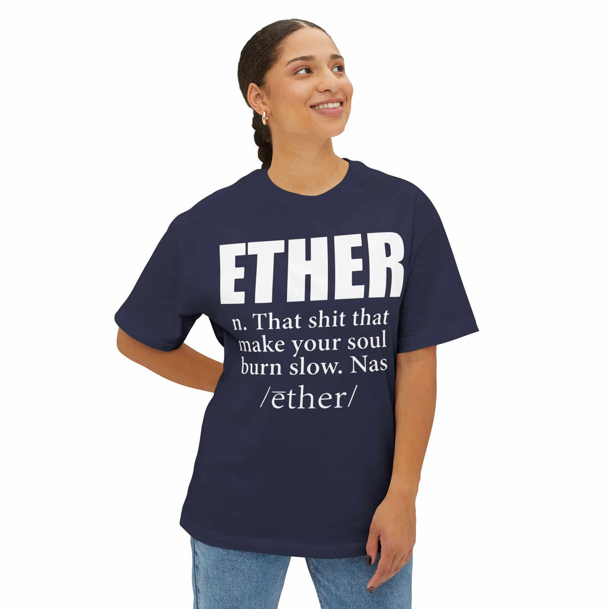 Ether Unisex Oversized Boxy Tee image 31