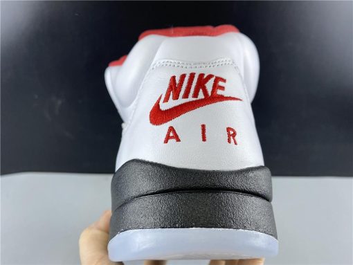 AJ 5 Fire Red Silver Tongue (2020) Shoes Sneakers - nk0000787 image 6