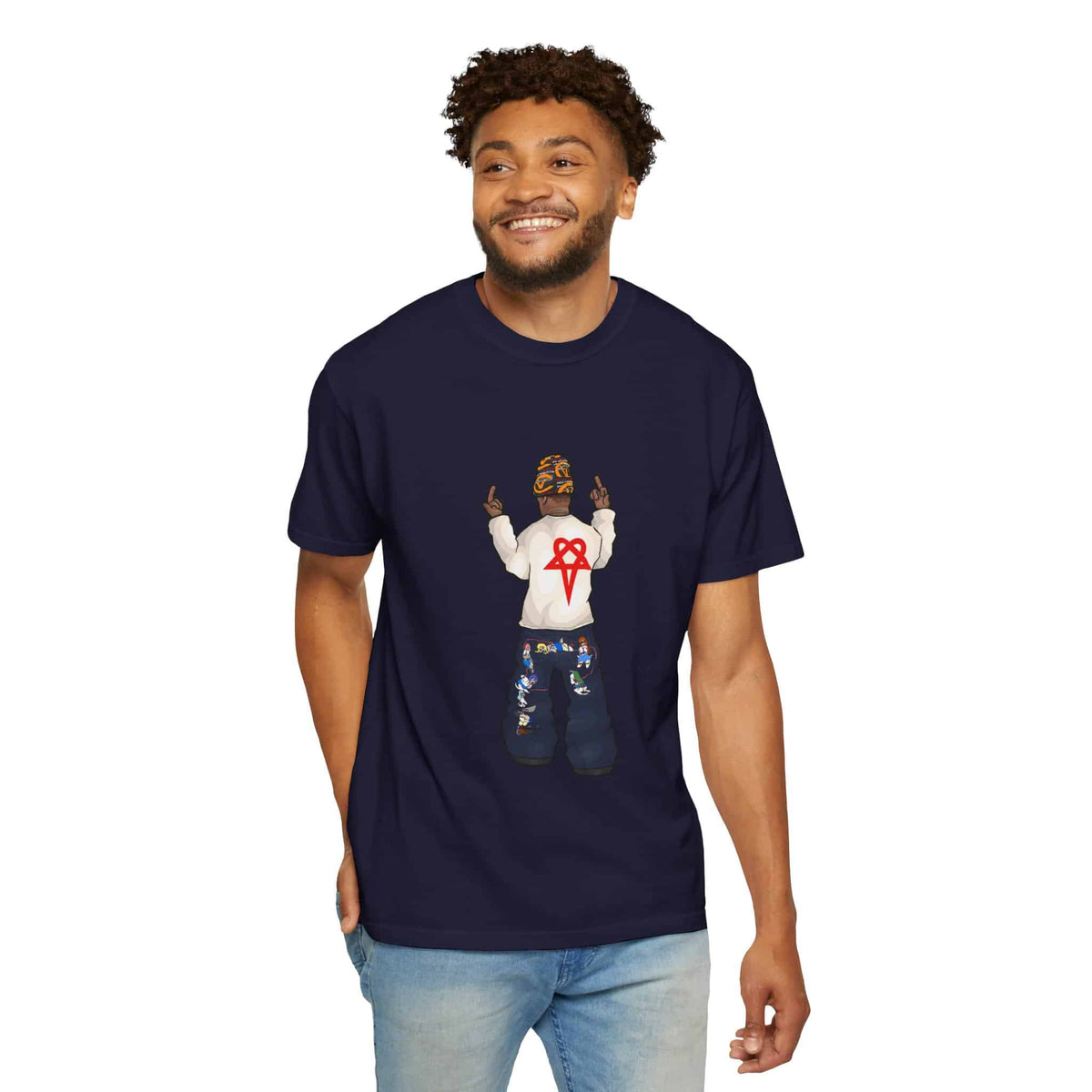 Rebel Attitude Unisex Garment-Dyed T-shirt image 82