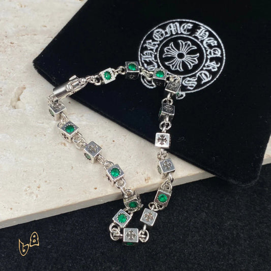 CH Silver Dice Bracelet - CH0053 image 2