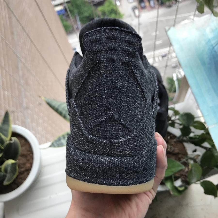 AJ 4 Retro Levi's Black (Levi's Tag) Shoes Sneakers - nk0000658 image 10