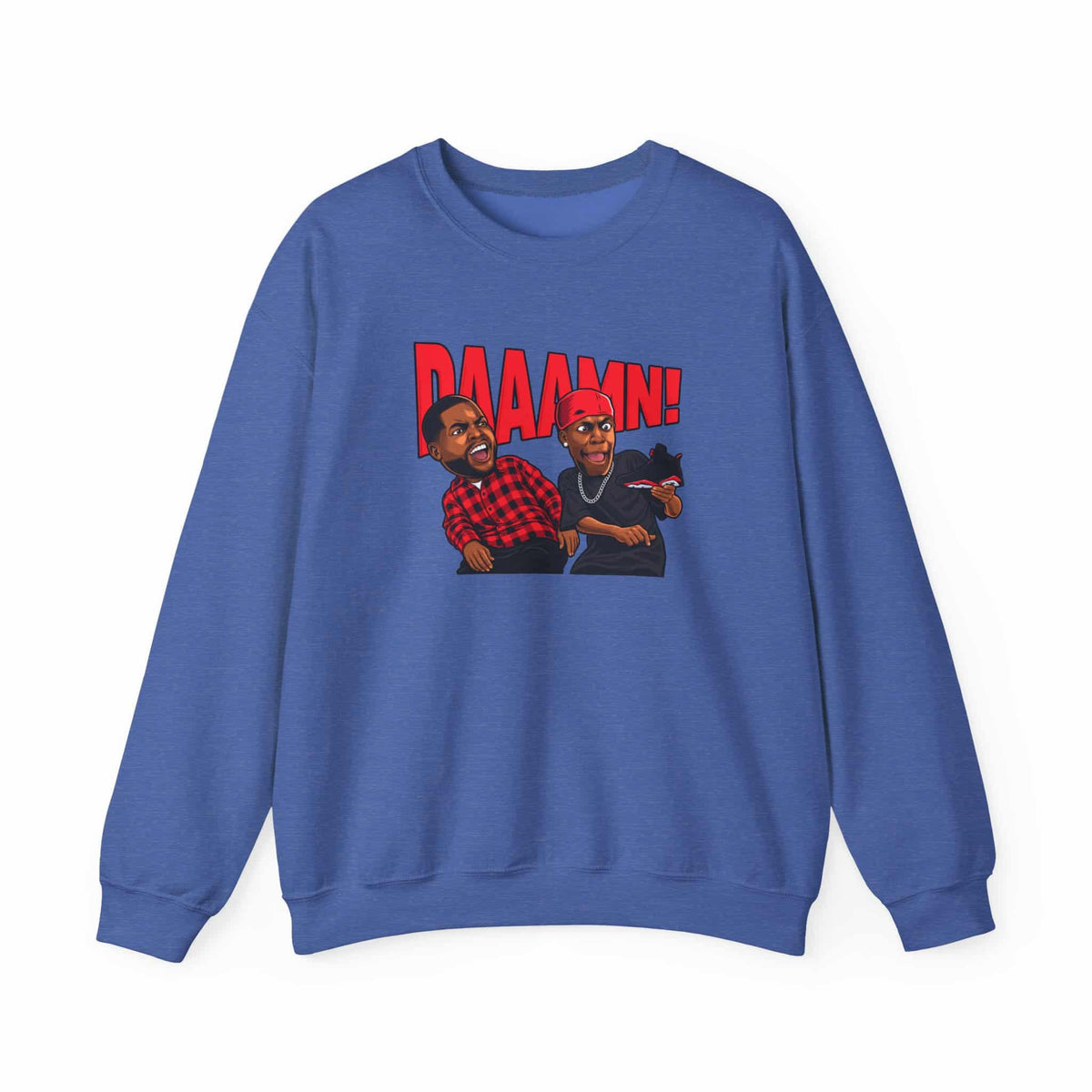 Graphic Print Crewneck Sweatshirt - POD0035 image