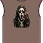 Halloween Ghostface Unisex Garment-Dyed Muscle Tee image 4