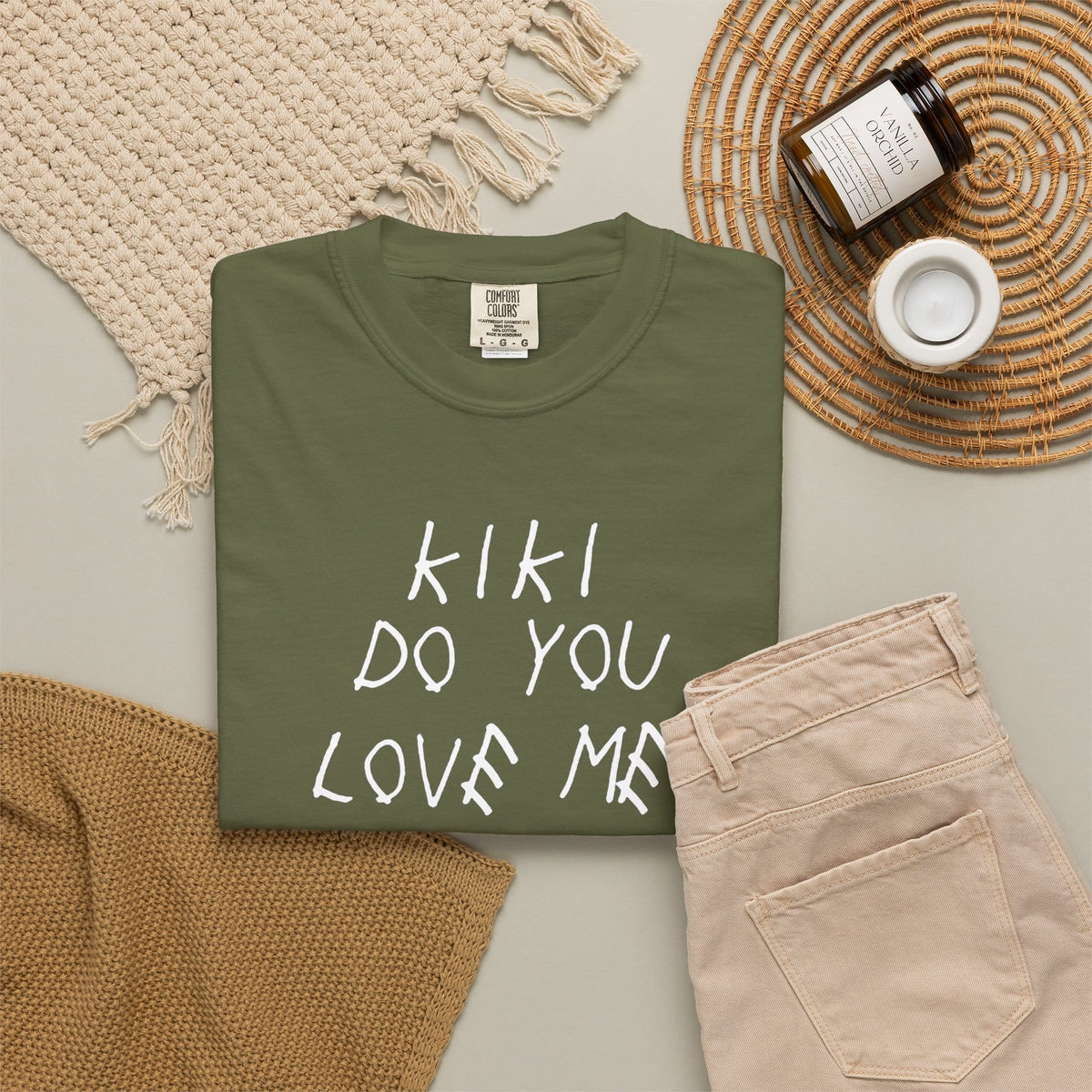 Kiki Loves Me Unisex Garment-Dyed T-shirt image 19