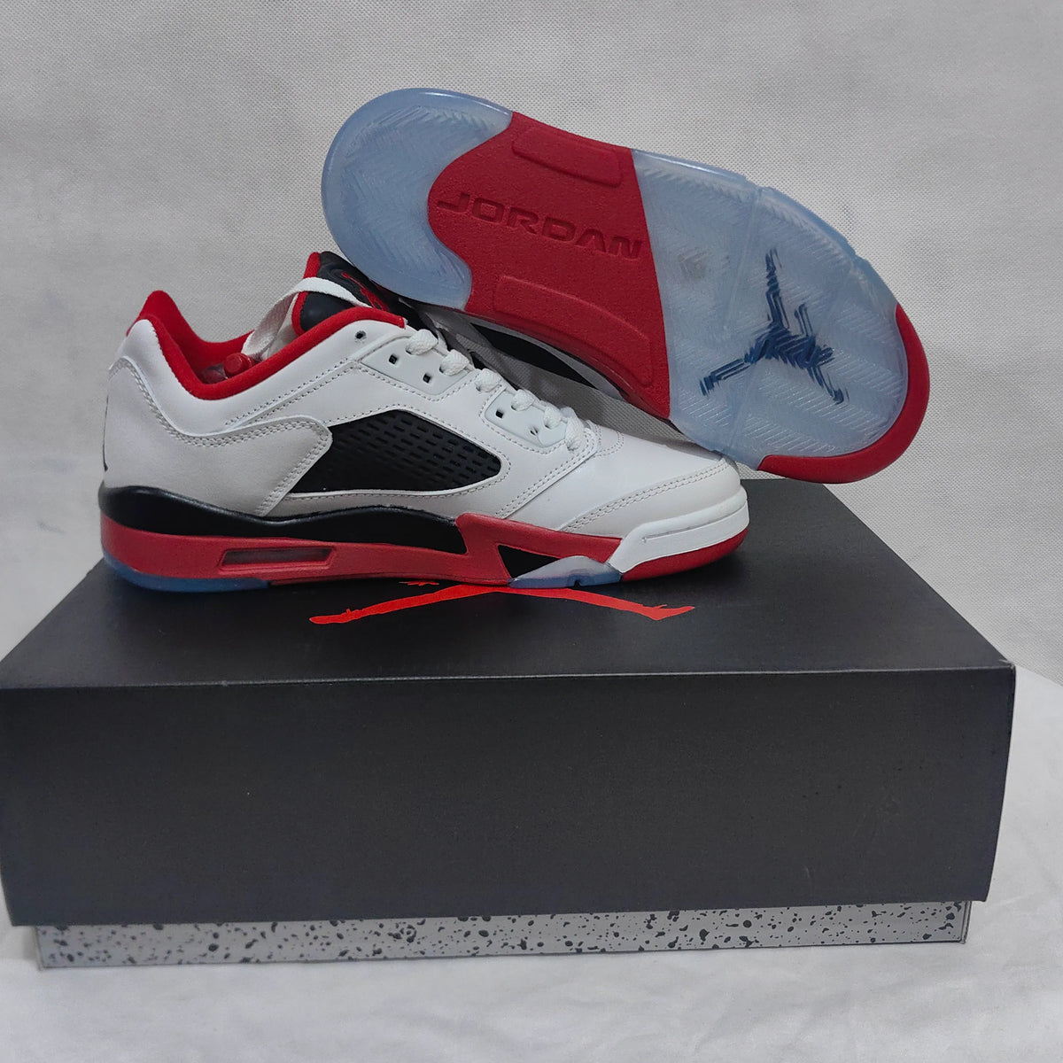 AJ 5 Retro Low Fire Red Shoes Sneakers - nk0005016 image 13