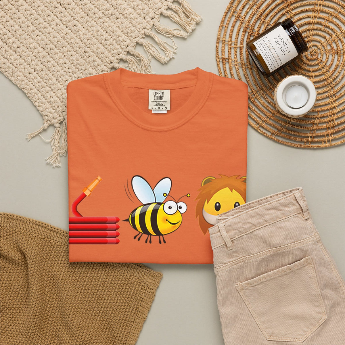 Bee Unisex Garment-Dyed T-shirt image 39